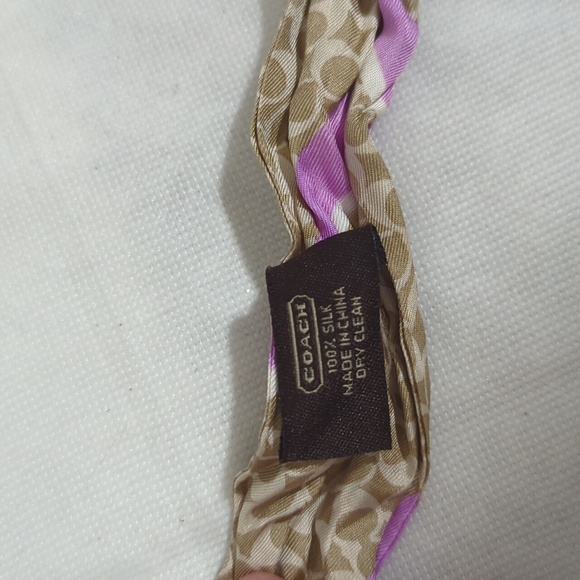 Vintage Coach Tote Bag (matching wallet and purse scarf included) - Picture 10 of 15